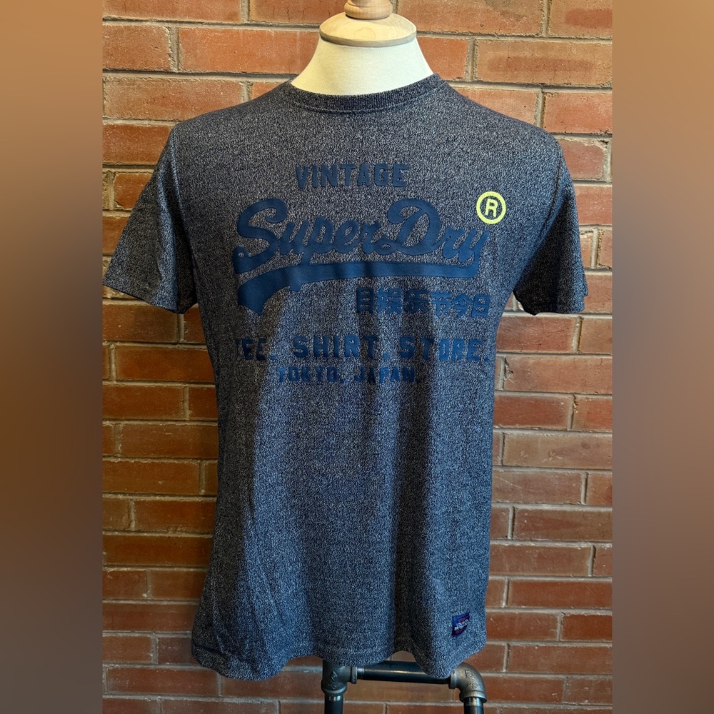 Superdry Vintage Navy Graphic Tee